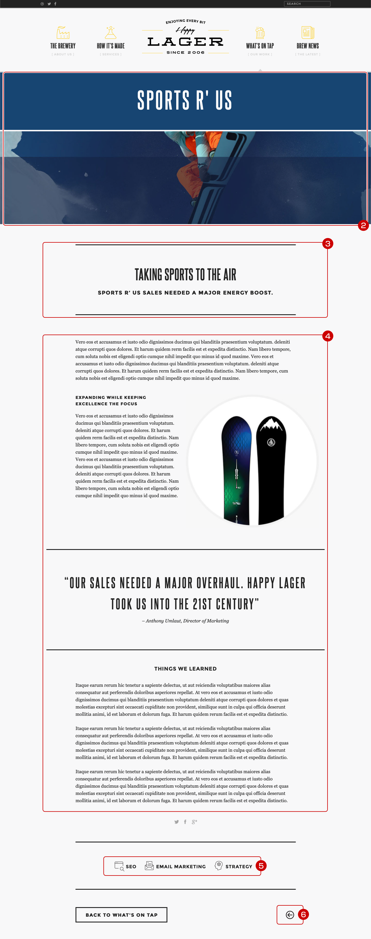 「ワークス」セクション