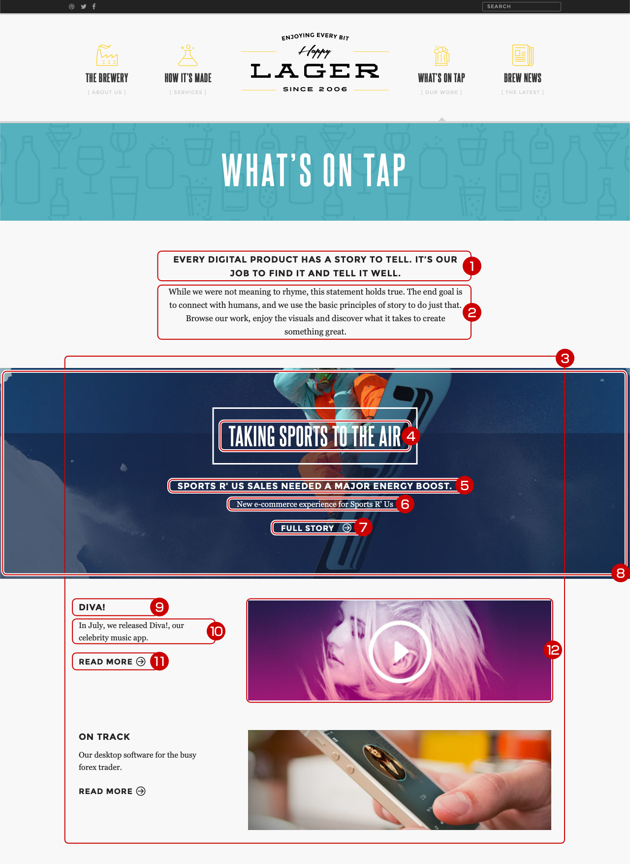 「ワークス」インデックスページ